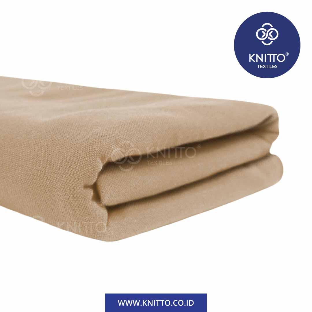 COTTON COMBED PIQUE DIAMOND 30S - BEIGE