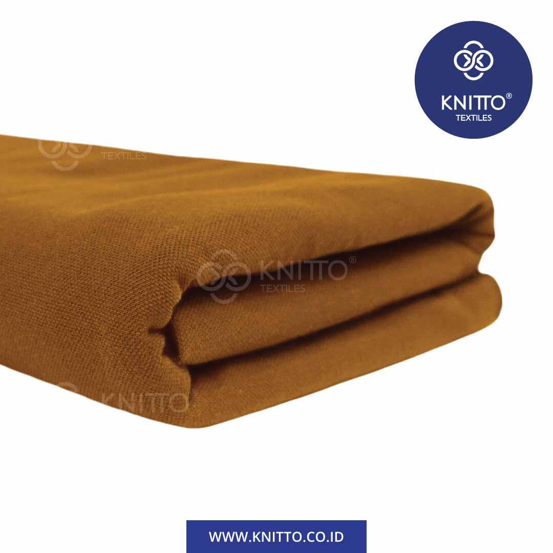 COTTON COMBED PIQUE DIAMOND 30S - DARK MUSTARD