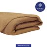 Image of COTTON COMBED FLEECE - ALMOND BROWN