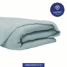 Image of COTTON COMBED FLEECE - DUSTY CYAN