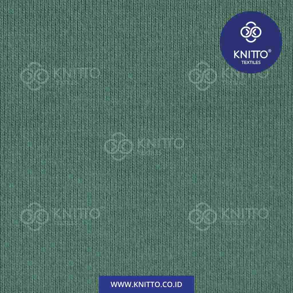 COTTON COMBED 24S - STONE GREEN Image 3