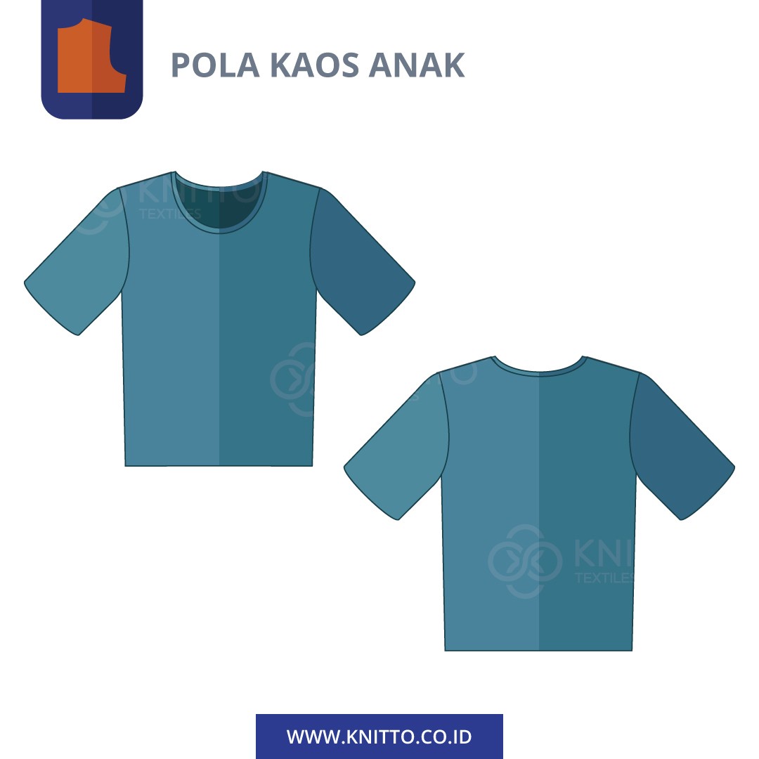 POLA KAOS ANAK (810002)