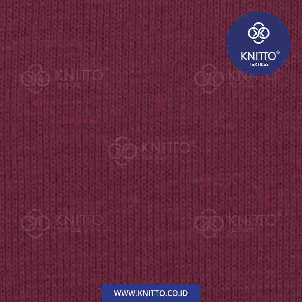 COTTON CARDED 30S - BURGUNDY Image 3