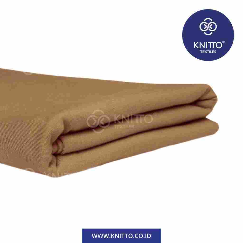 COTTON COMBED 20S - ALMOND BROWN Image 1