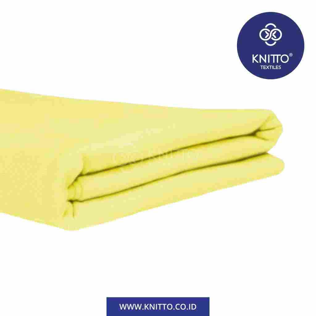 COTTON COMBED 24S - BABY YELLOW Image 1