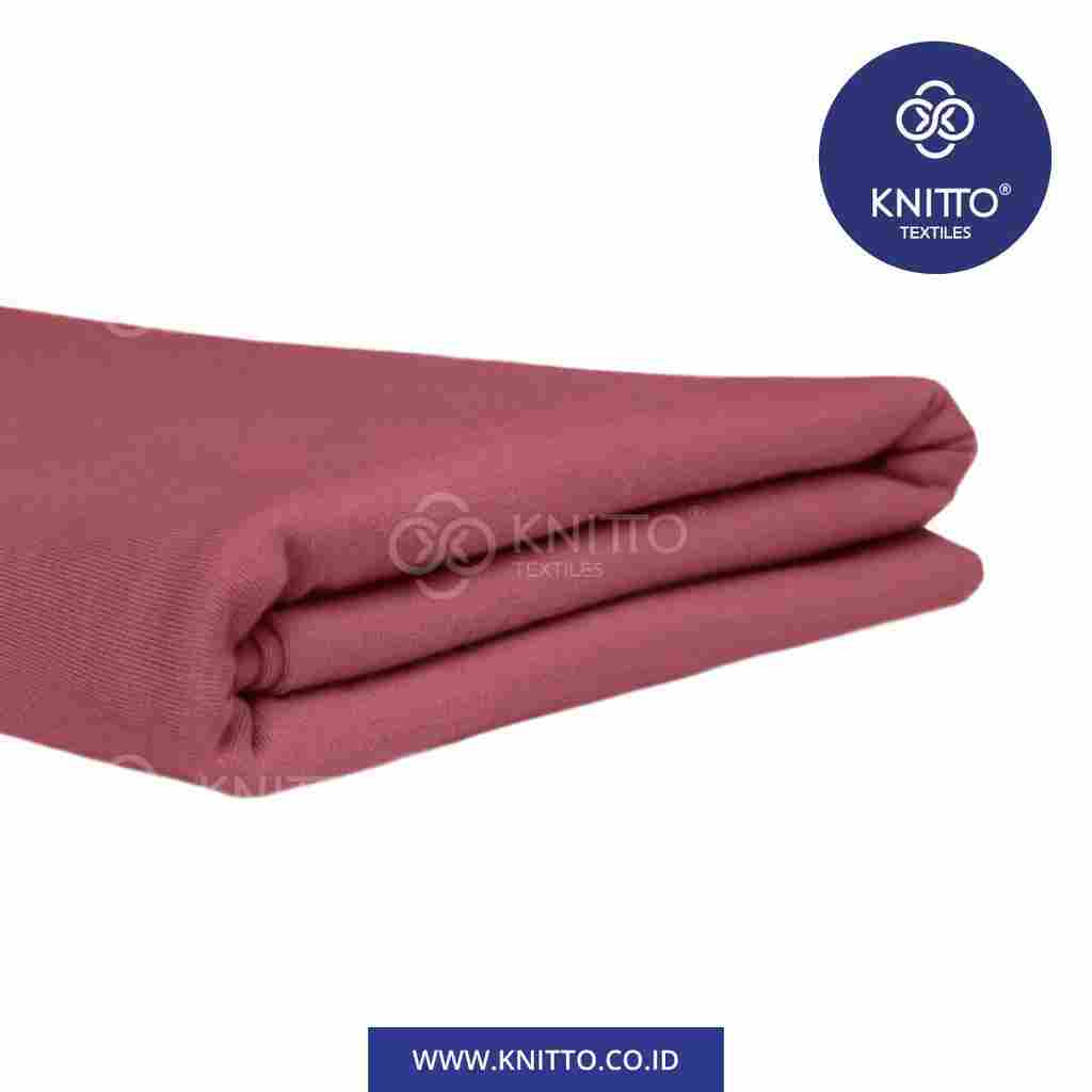 COTTON COMBED 24S - BLUSH RED Image 1