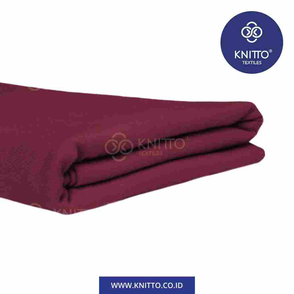 COTTON COMBED 24S - BURGUNDY Image 1