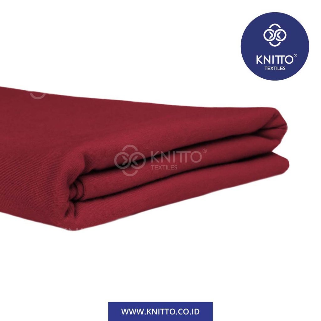 COTTON COMBED 24S - MAROON Image 1