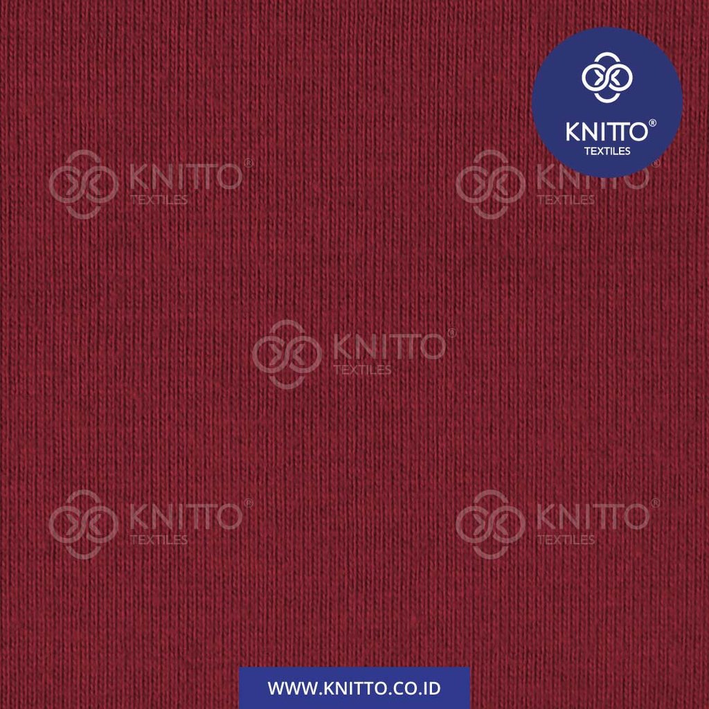 COTTON COMBED 24S - MAROON Image 3