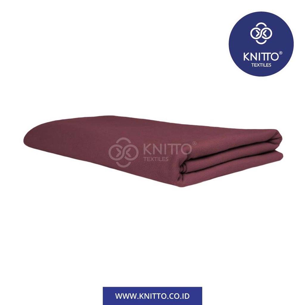 COTTON COMBED 24S - RED PLUM Image 2