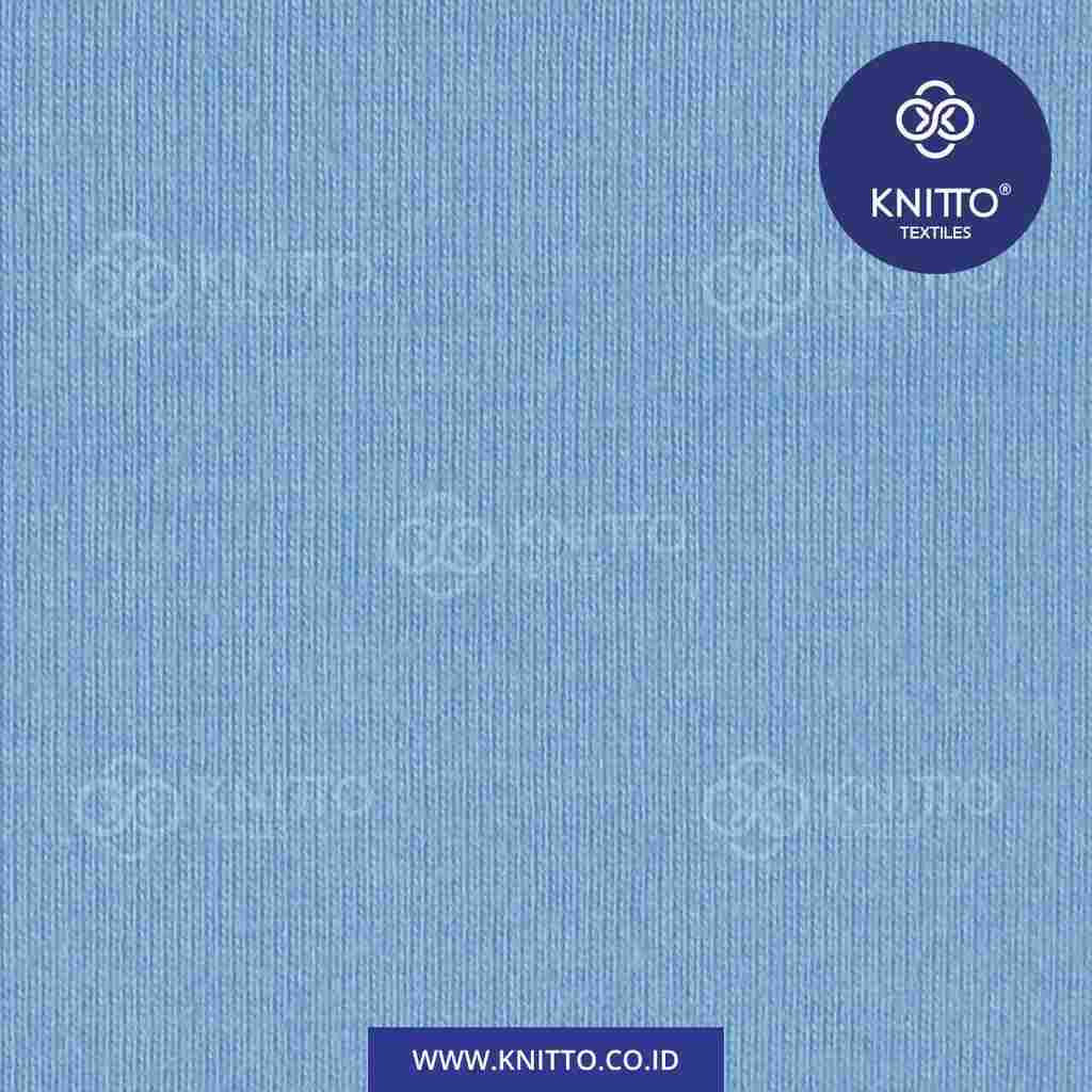 COTTON COMBED 24S - SKY BLUE Image 3