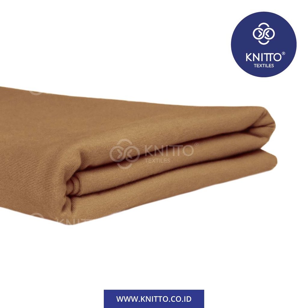 COTTON COMBED 30S - ALMOND BROWN Image 1