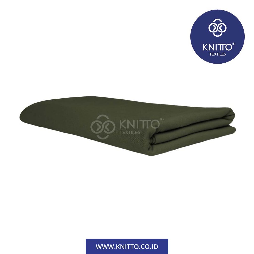 COTTON COMBED 30S - ARMY GREEN Image 2