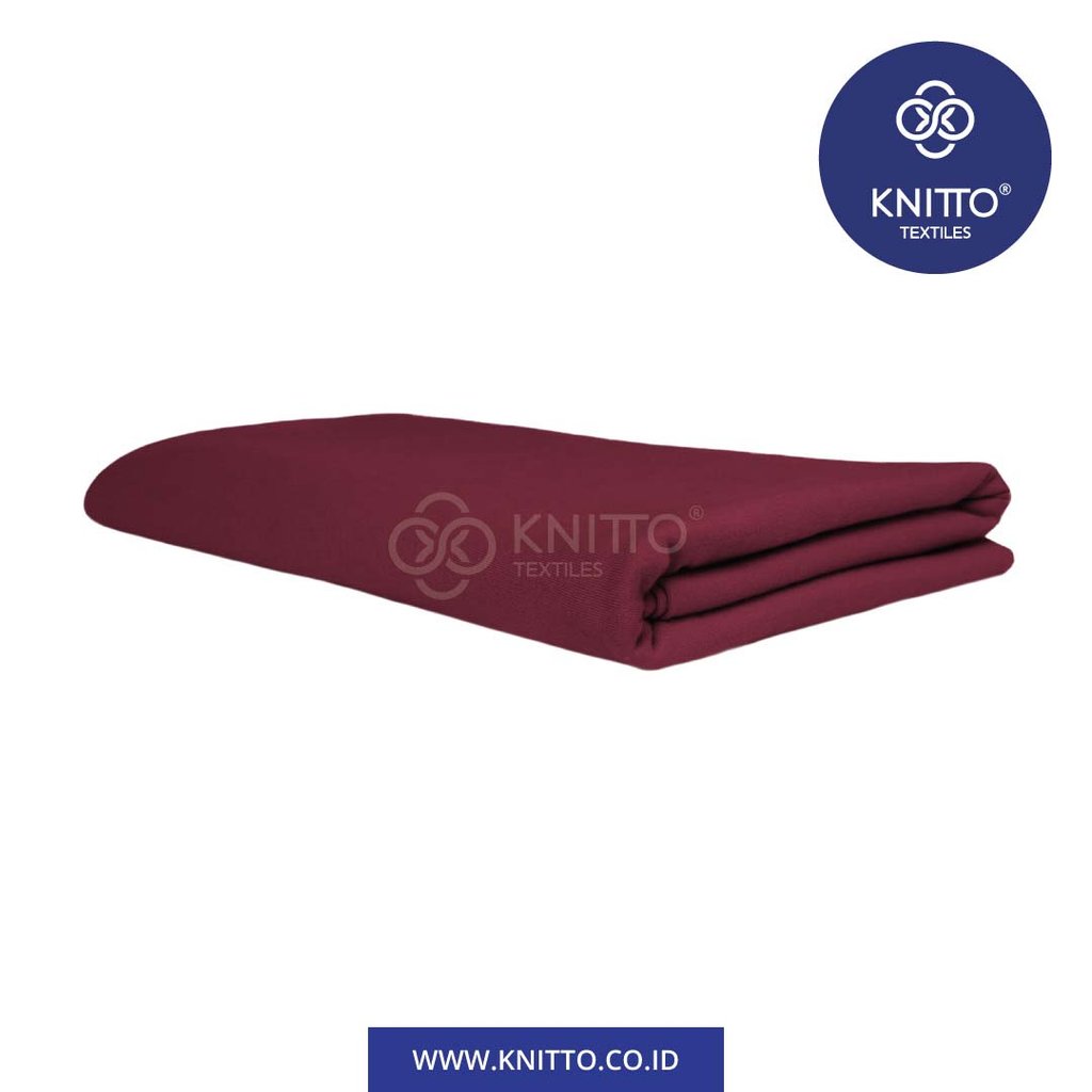 COTTON COMBED 30S - BURGUNDY Image 2