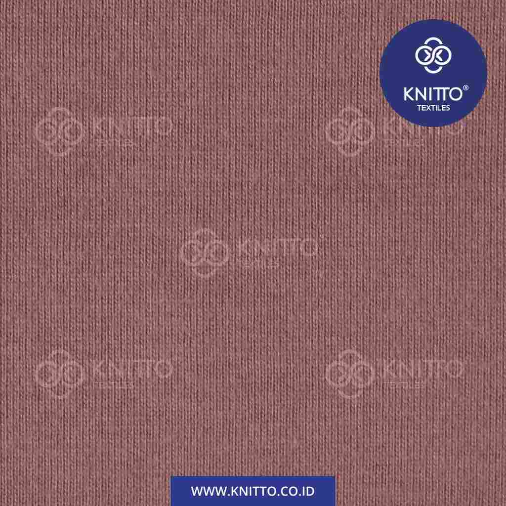 COTTON COMBED 30S - DUSTY ROSE Image 3