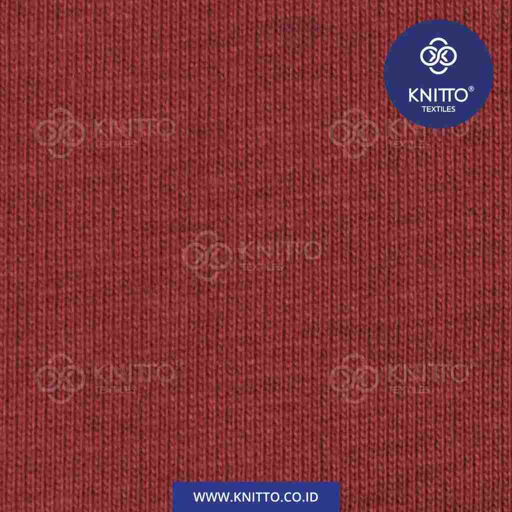 COTTON COMBED 30S ENZYME - MAROON Image 3