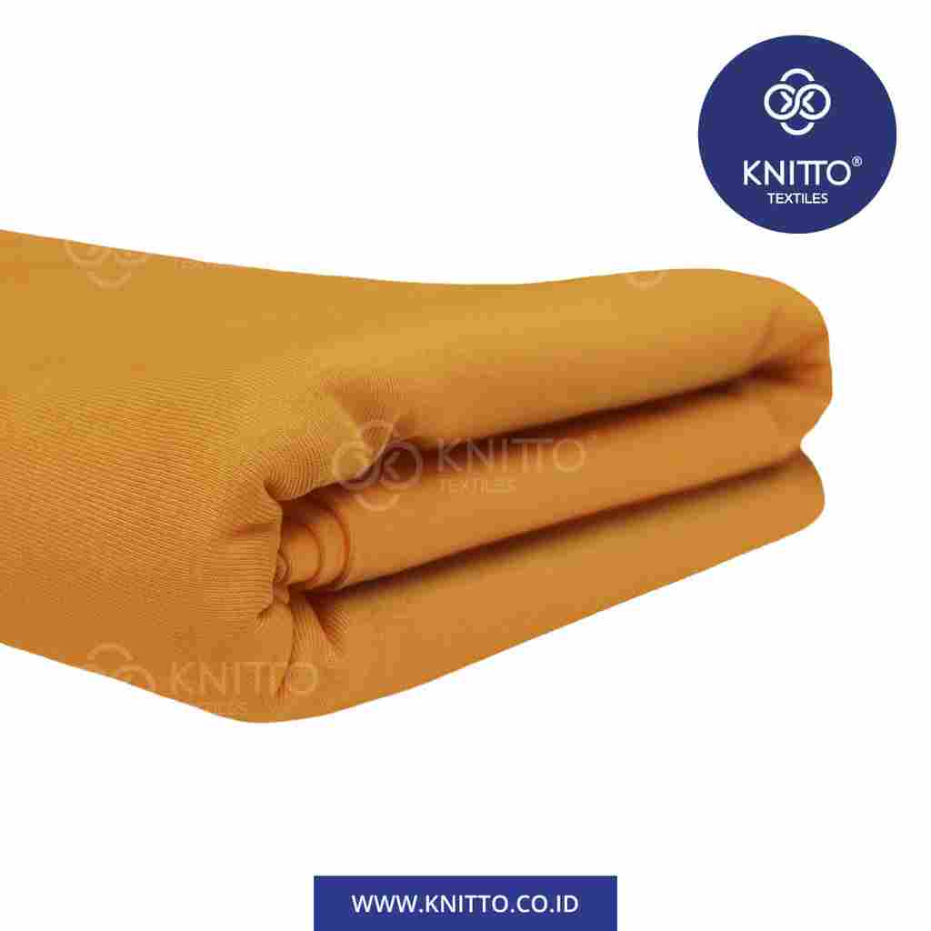 COTTON COMBED 30S ENZYME - MUSTARD Image 1