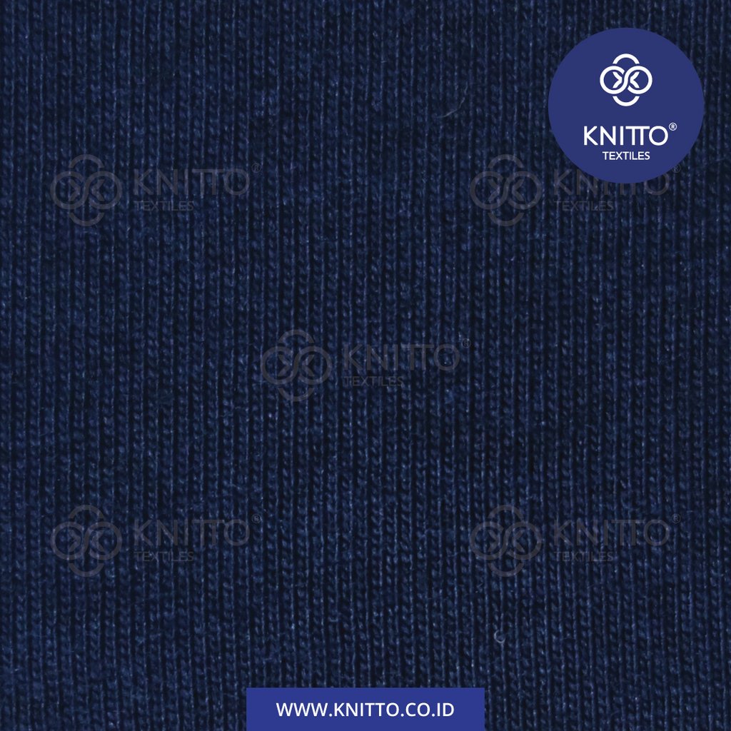 COTTON COMBED 30S ENZYME - NAVY Image 3