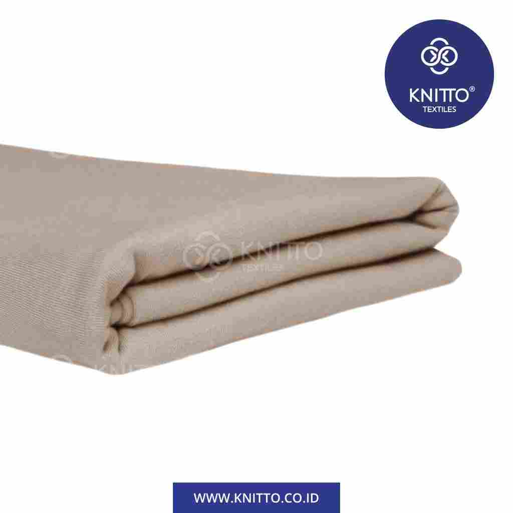 COTTON COMBED 30S - LIGHT BROWN Image 1