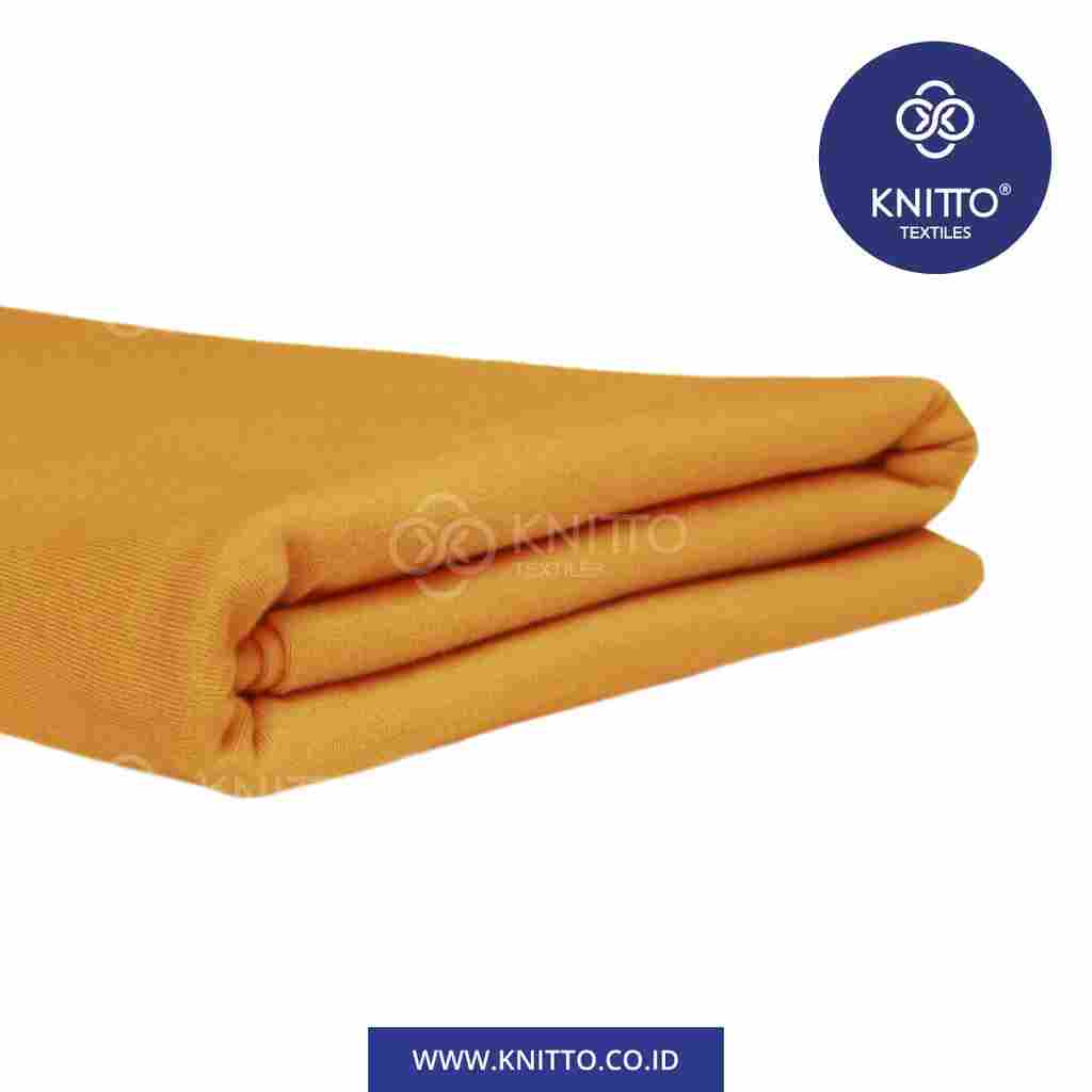 COTTON COMBED 30S - MUSTARD Image 1