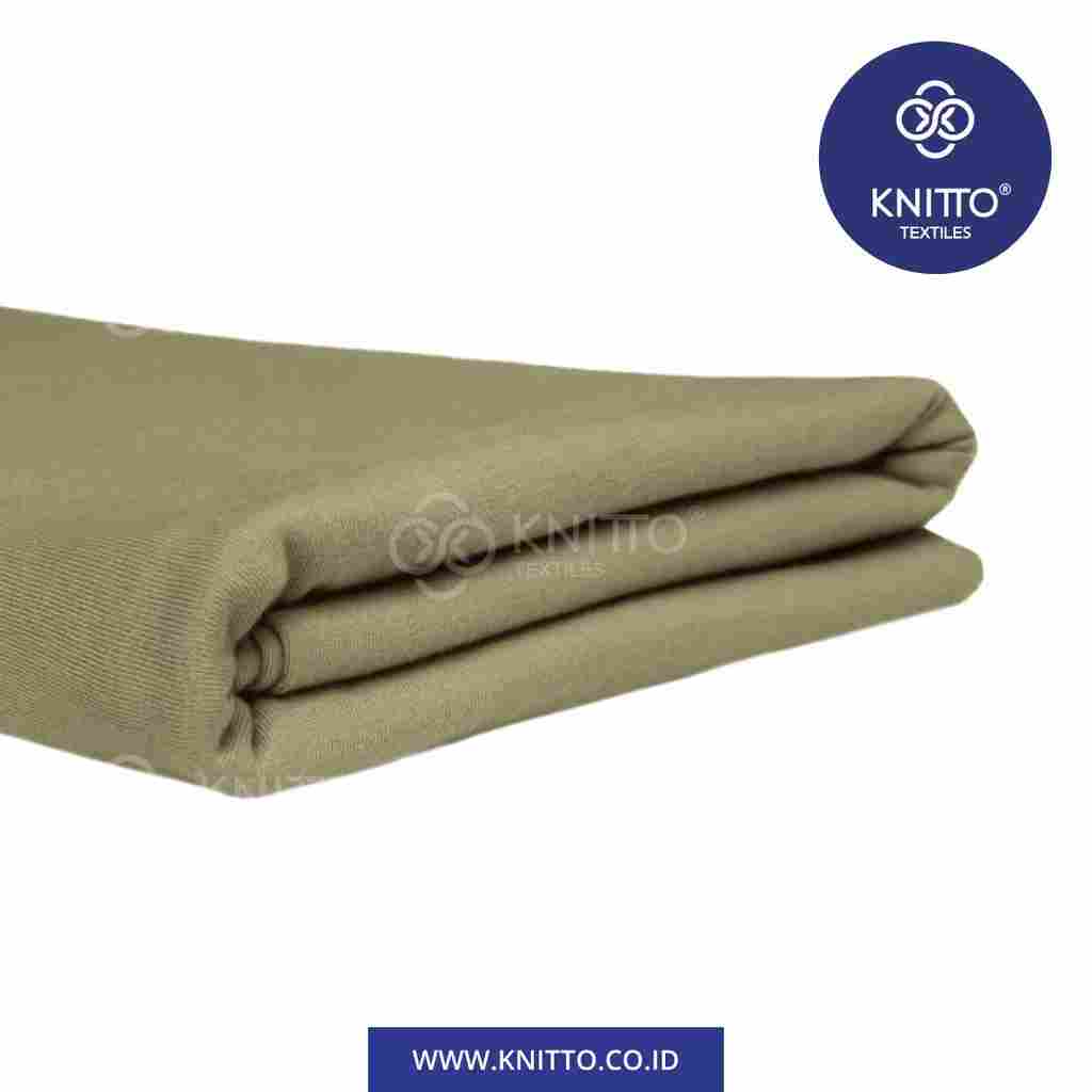 COTTON COMBED 30S - OLIVE GREEN Image 1
