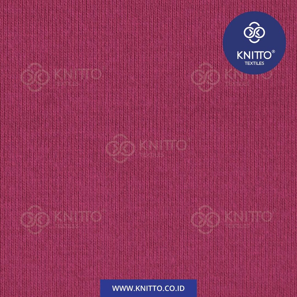 COTTON COMBED 30S - RASPBERRY PINK Image 3