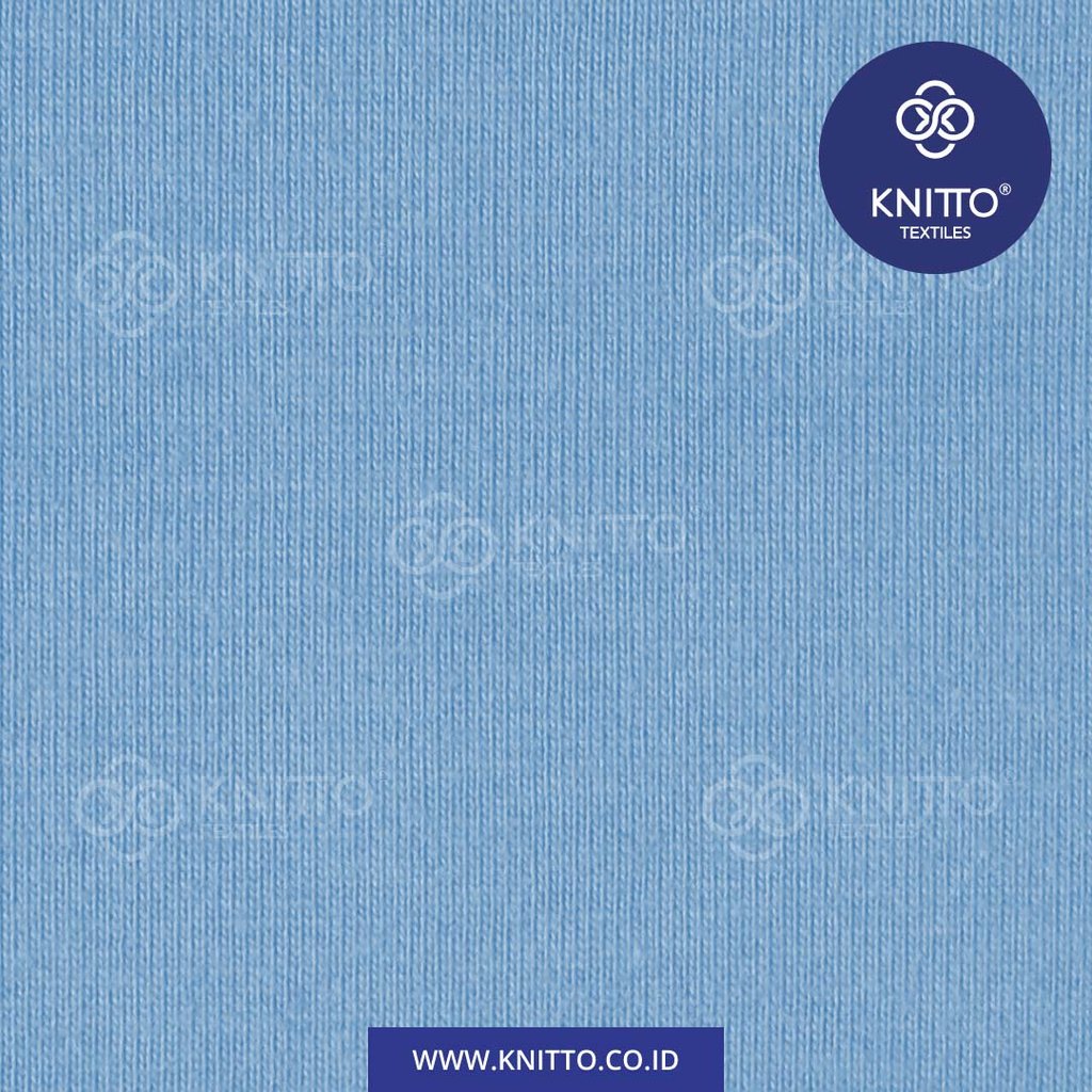 COTTON COMBED 30S - SKY BLUE Image 3