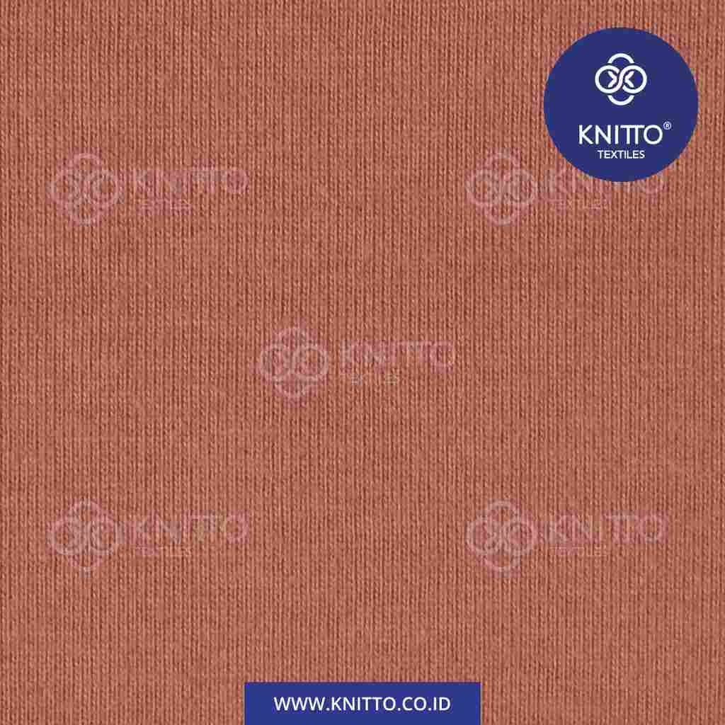 COTTON COMBED 30S - TERRACOTTA Image 3