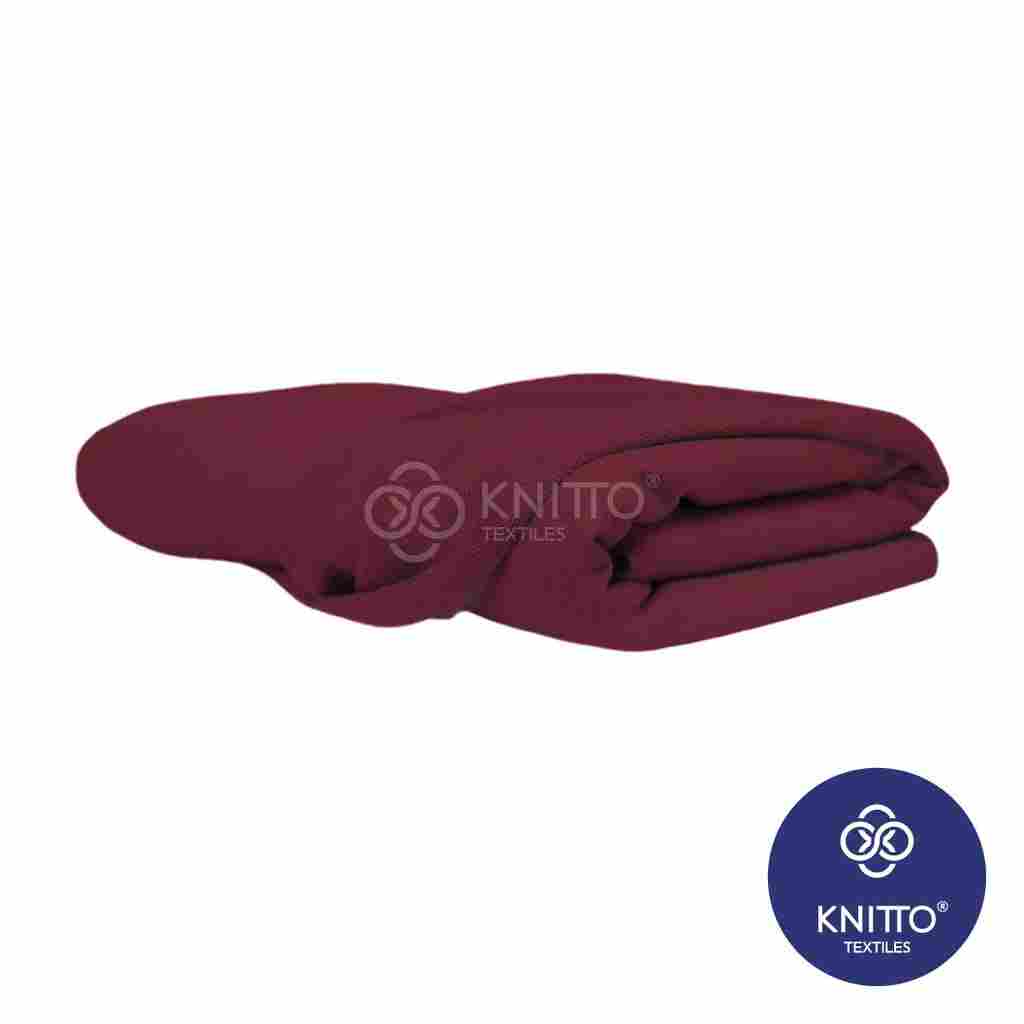 COMBED BABY TERRY 36 INCH - BURGUNDY Image 2