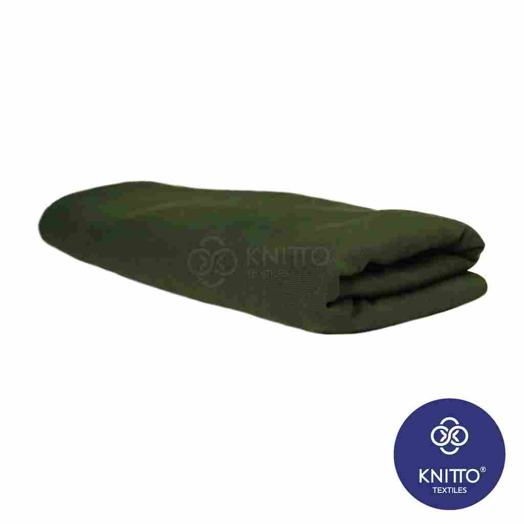 COTTON COMBED FLEECE - ARMY GREEN SPECIAL Image 2