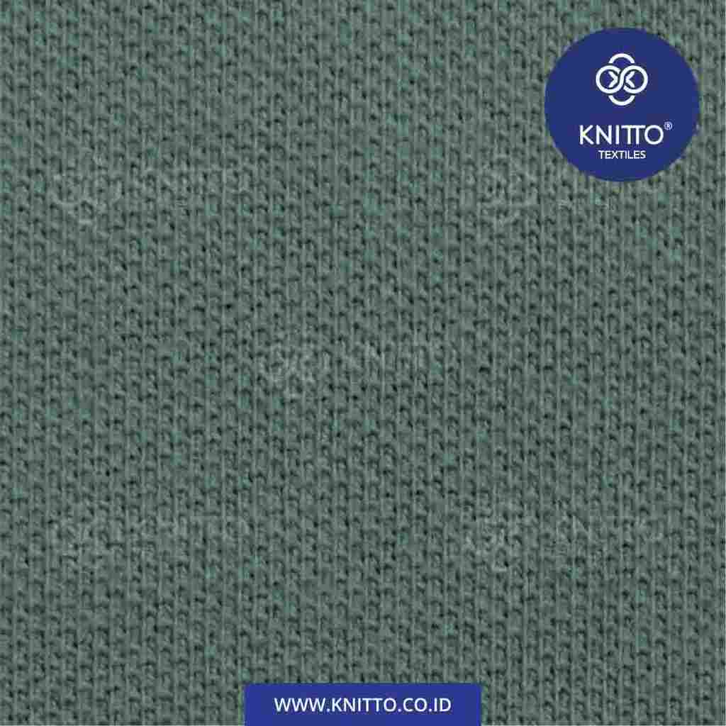 COTTON COMBED PIQUE DIAMOND 30S - MINERAL GREEN Image 3