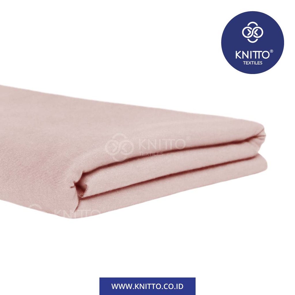 COTTON BAMBOO 30S - DUSTY PINK Image 1