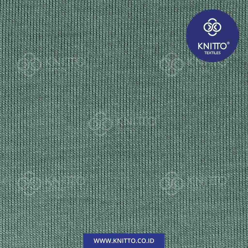 COTTON BAMBOO 30S - MINERAL GREEN Image 3