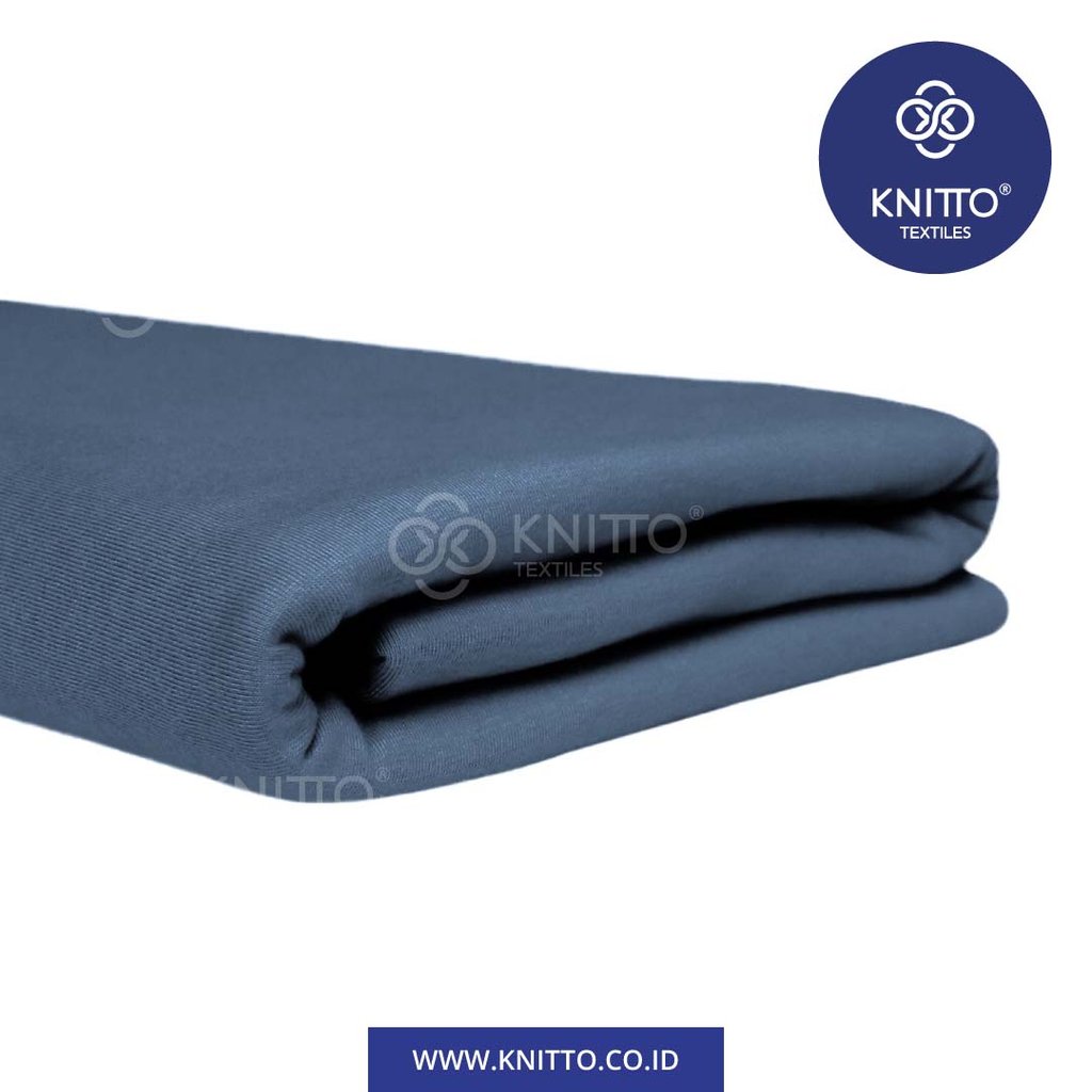 TENCEL™ Modal blended with Cotton 30S - STEEL BLUE Image 1