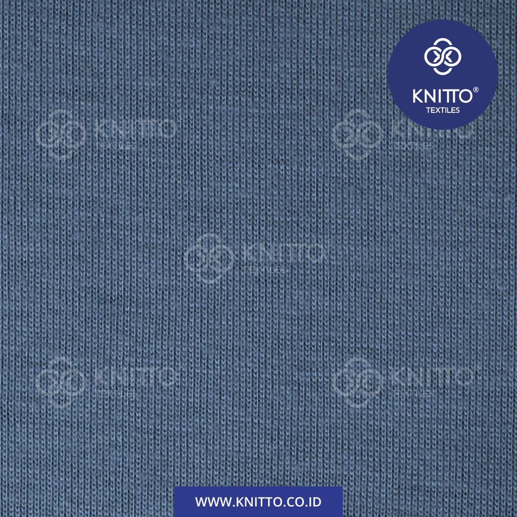 TENCEL™ Modal blended with Cotton 30S - STEEL BLUE Image 3
