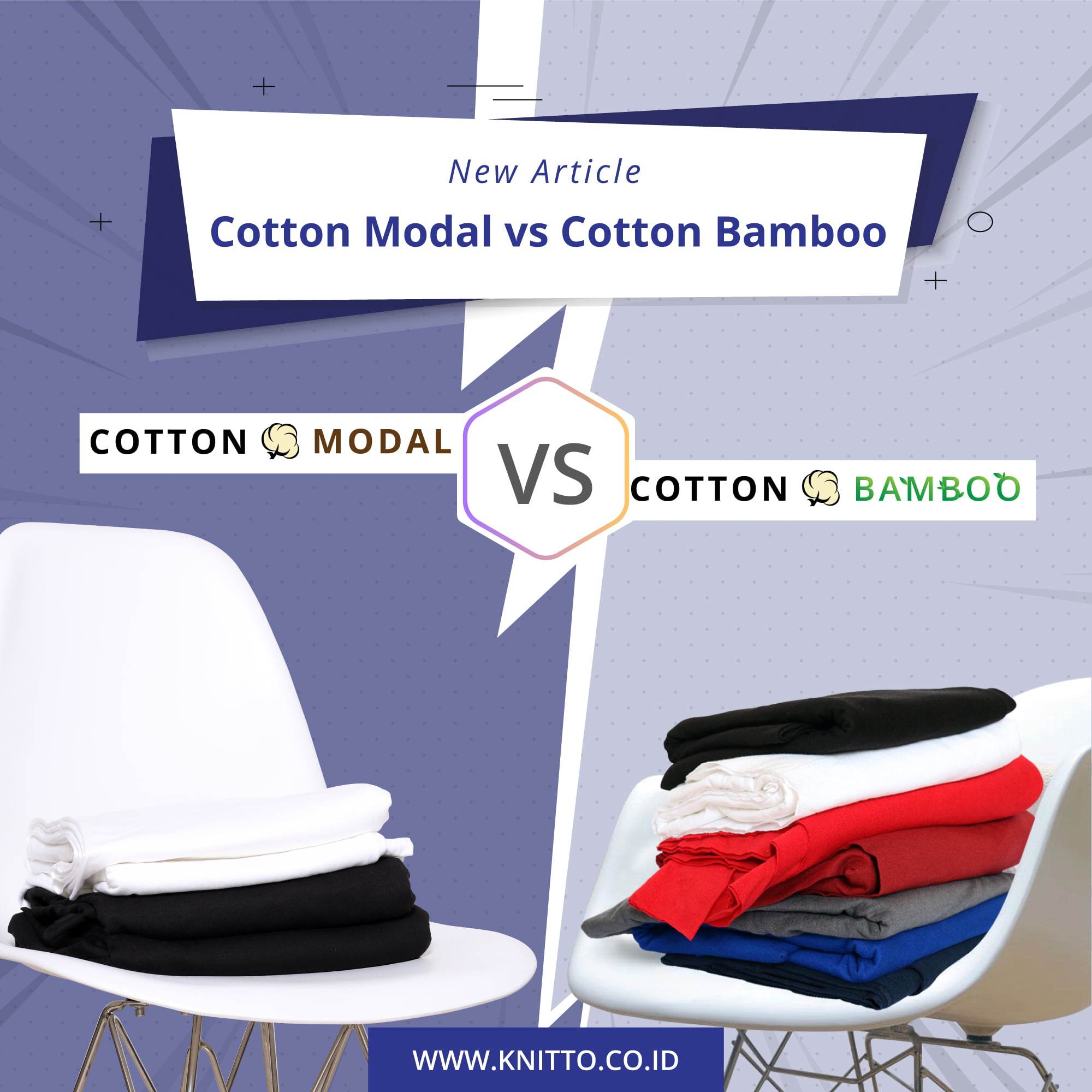 Cotton Modal Vs Cotton Bamboo Toko Kain Kaos Knitto