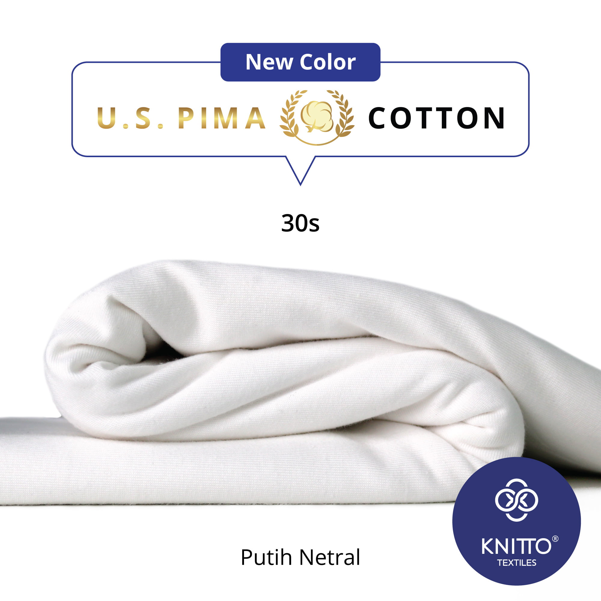 jenis bahan kaos U.S. Pima Cotton