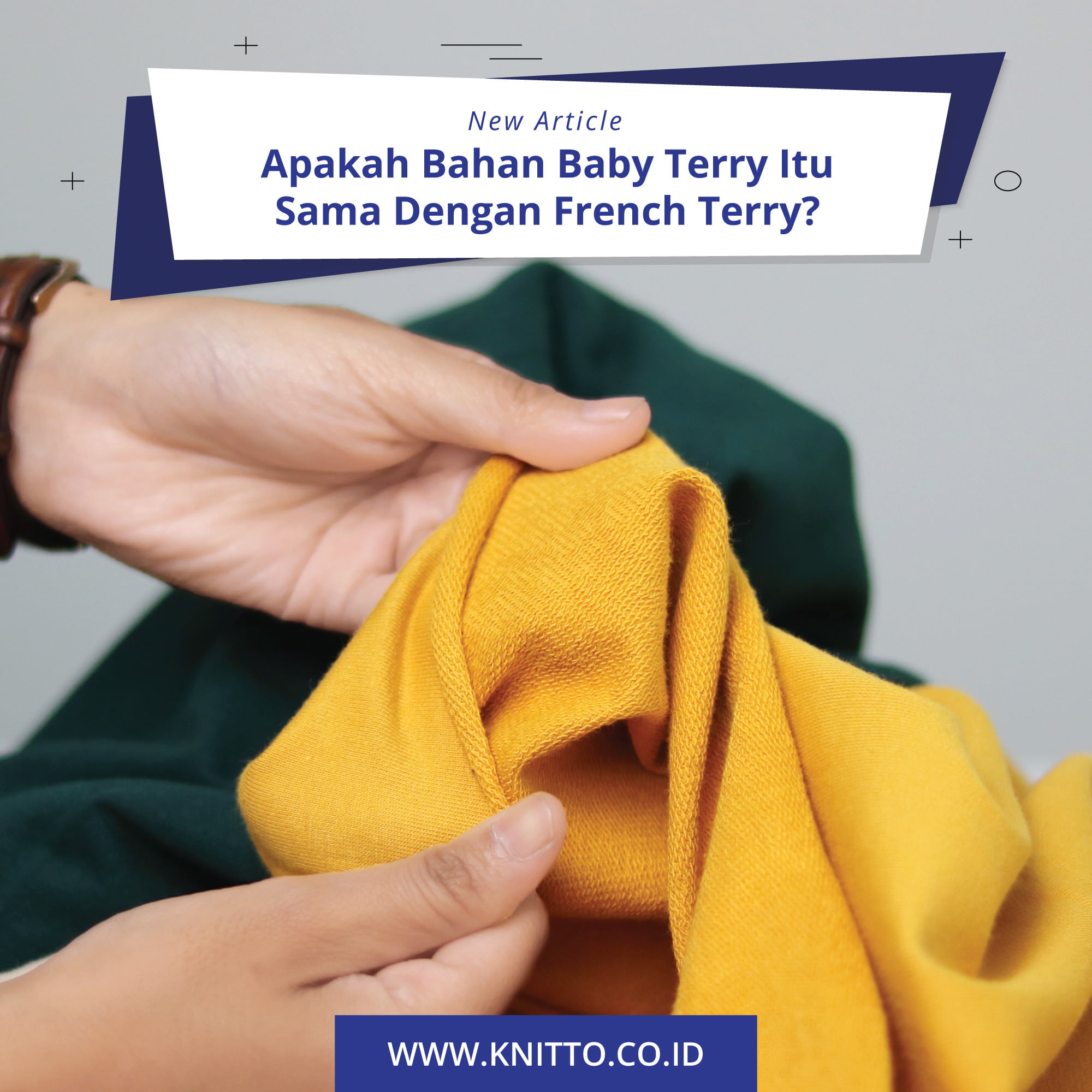 Apakah Bahan Baby Terry Itu Sama Dengan French Terry Toko Kain Kaos Knitto